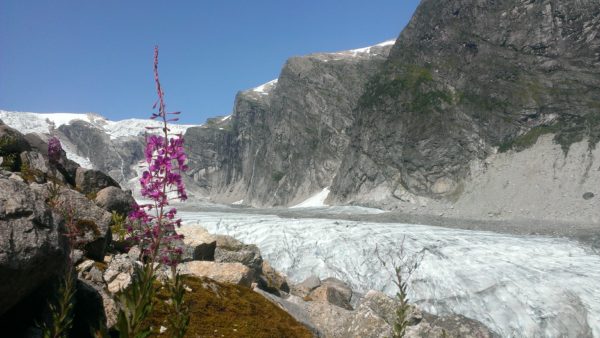 Тур на ледник в Норвегии Briksdalsbreen долина Бриксдаль 