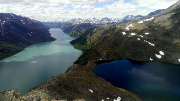Гьенде, красивые норвежские озёра