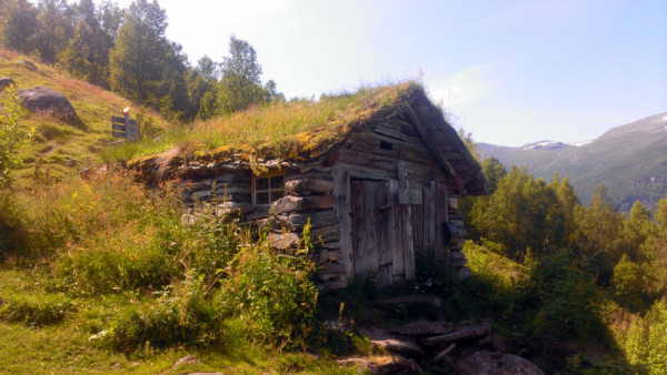 Старая хата в Норвегии