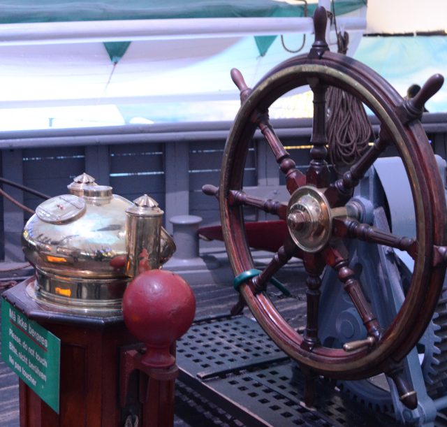 Фрам палуба корабля