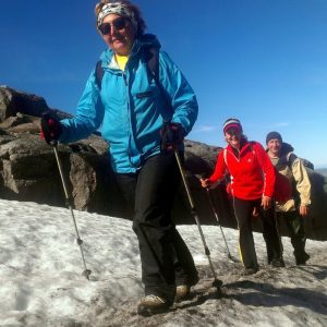 Кьераг даже летом тут лежит снег